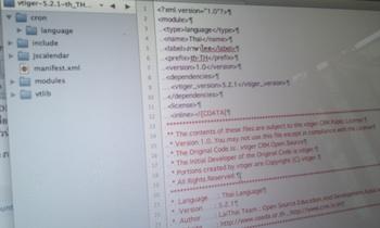 vtiger-thaipack vTiger Thai package